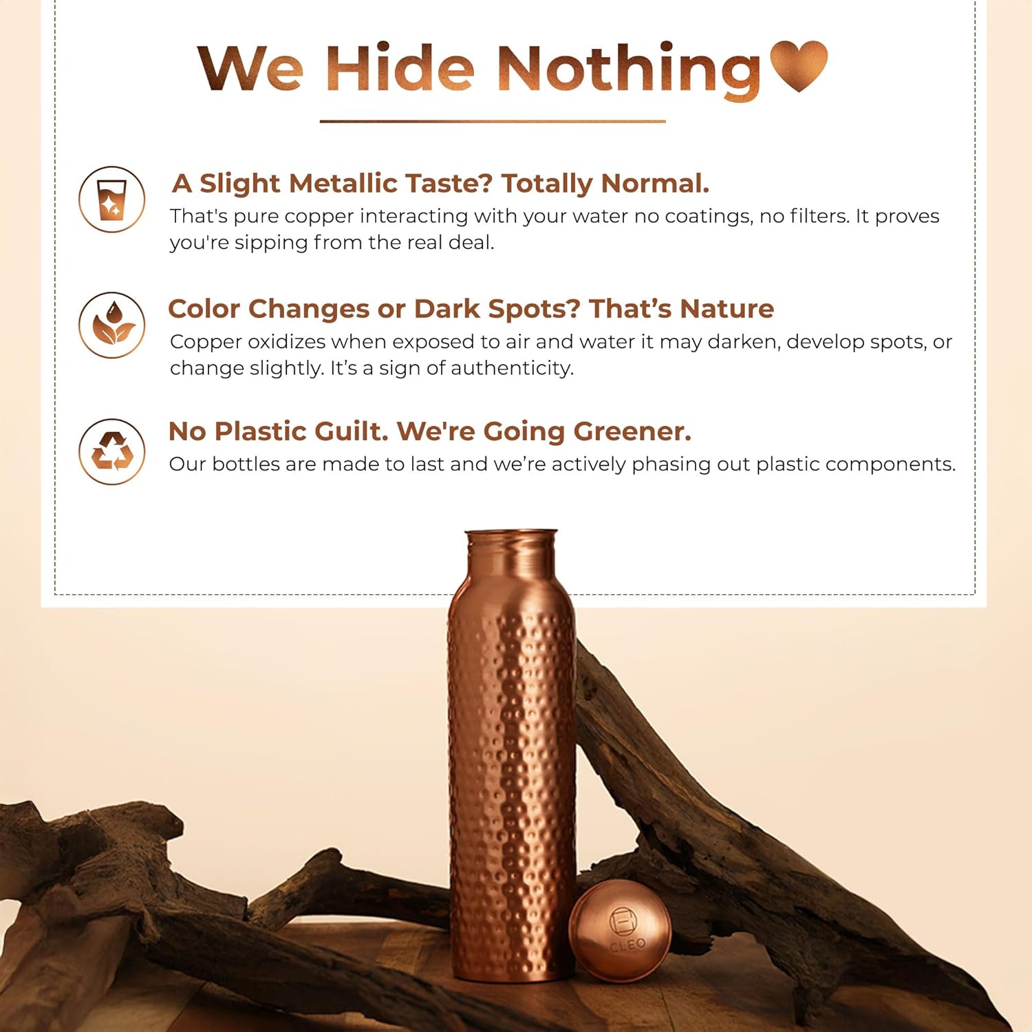 Hysist Pure Copper Bottle