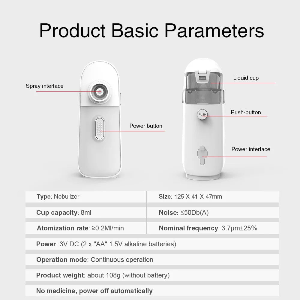 Hysist Portable Nebulizer Device