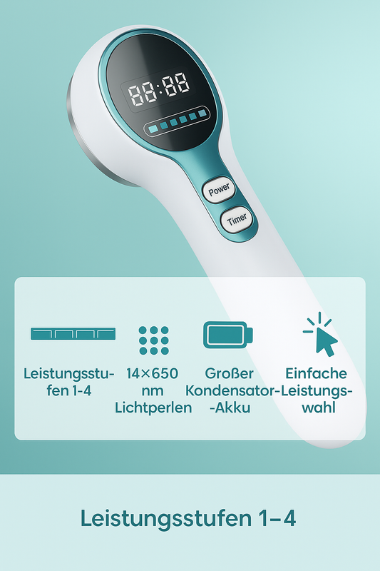 Hysist Red Light Therapy Device Wand - Painless Works For Burning-Tingling-Numbness-Any Joint Pain